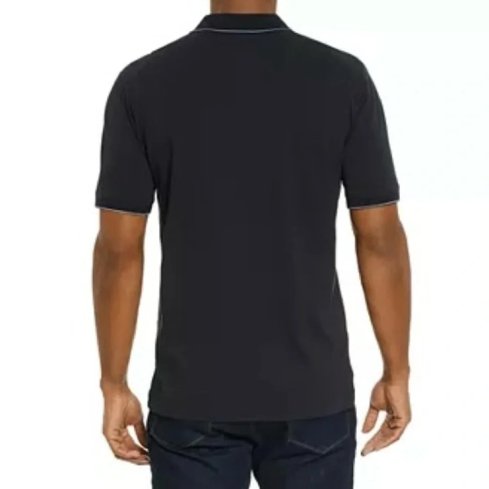 NEW Robert Graham Rossi Polo Shirt Sz L Short Sleeve Embroidered Skull Logo - Picture 2 of 13